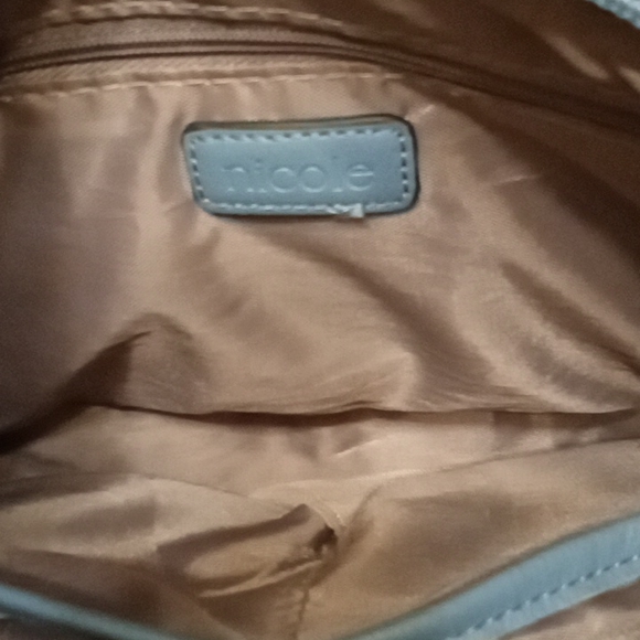 Nicole by Nicole Miller Blue Crossbody Purse - Picture 4 of 5